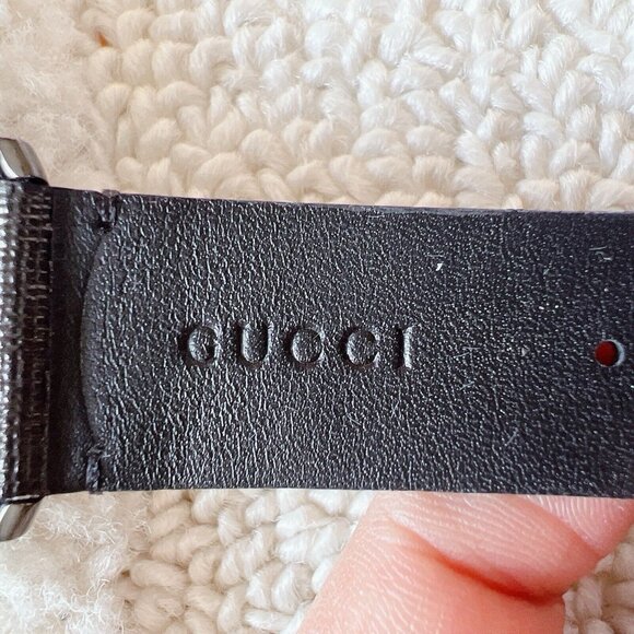 Gucci G-Timeless Ghost YA1264019 Quartz Black/Yellow Dial Steel 38mm Watch * NEW - Picture 7 of 8